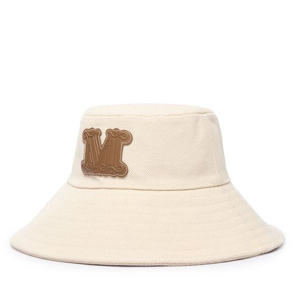 Kapelusz Max Mara Beachwear. Brązowe kapelusze Max Mara Beachwear, bez wzorów. Za 429.99 zł.