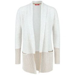 S.Oliver Ladies cardigan 05.710.64.2582.02X0 Biały (rozmiar 42). Białe swetry S.Oliver, s, bez wzorów, z kaszmiru, bez ramiączek. W wyprzedaży za 309.00 zł.