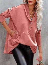 Milan Kiss Bluza w kolorze jasnoróżowym rozmiar: M. Różowe bluzy Milan Kiss, m, bez wzorów, bez kaptura. Za 152.99 zł.