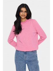 SAINT TROPEZ Bluza "Saint Tropez" w kolorze jasnoróżowym rozmiar: S. Różowe bluzy Saint Tropez, s, bez wzorów, bez kaptura. Za 92.86 zł.