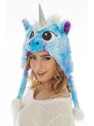 CHAKS Czapka "Unicorn" w kolorze błękitnym rozmiar: onesize. Niebieskie czapki CHAKS, z aplikacjami. Za 26.99 zł.