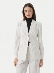 HUGO Marynarka Asmalla 50561472 Biały Regular Fit. Białe marynarki i żakiety Hugo, bez wzorów, z syntetyku. Za 1,349.00 zł.