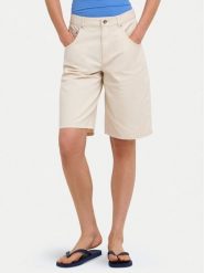 ONLY Bermudy Mate 15374734 Kremowy Loose Fit. Białe szorty Only, bez wzorów, z bawełny. Za 189.99 zł.