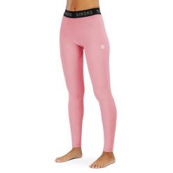 Legginsy termoaktywne do sportów zimowych damskie SIROKO Blink. Czerwone bielizna sportowa SIROKO, xs, bez wzorów. W wyprzedaży za 109.95 zł.