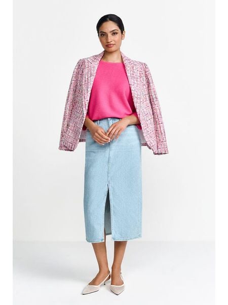 Rich & Royal Sweter w kolorze różowym rozmiar: XL. Różowe swetry Rich & Royal, xl, bez wzorów, bez ramiączek. Za 189.95 zł.