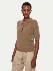 Herskind Sweter Alberto 5417974 Brązowy Regular Fit. Brązowe swetry Herskind, l, bez wzorów, z kaszmiru, bez ramiączek. Za 649.99 zł.