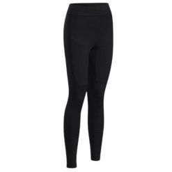 Legginsy z zamkami na kostkach damskie Joma R-Night. Czarne legginsy Joma, m, bez wzorów, z elastanu, do biegania. Za 232.50 zł.