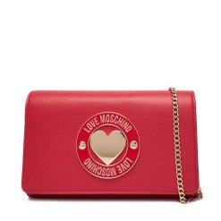 Torebka LOVE MOSCHINO. Czerwone torebki klasyczne Love Moschino, bez wzorów, bez dodatków. Za 569.99 zł.