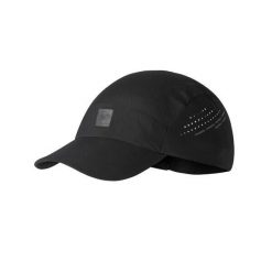 Czapka z daszkiem BUFF PACK LIGHT CAP SOLID. Czarne czapki Buff, bez wzorów, z elastanu. Za 186.92 zł.