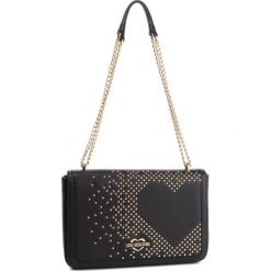 Torebka LOVE MOSCHINO - JC4129PP17LS0000 Nero. Czarne torebki klasyczne Love Moschino, bez wzorów, ze skóry, bez dodatków. W wyprzedaży za 639.00 zł.