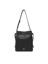 PINKO Torba SECCHIELLO CLASSIC 104305 A29Q L84Q Czarny. Czarne torebki klasyczne Pinko, bez wzorów, ze skóry, bez dodatków. Za 789.99 zł.