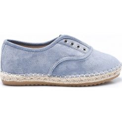 Answear - Espadryle Chc-Shoes. Zielone espadryle ANSWEAR, bez wzorów, z gumy, bez obcasa, na obcasie, bez zapięcia. W wyprzedaży za 59.90 zł.