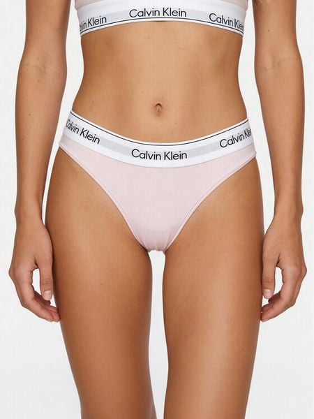 Calvin Klein Underwear Figi brazylijskie LV00QF8522 Różowy. Czerwone figi Calvin Klein Underwear, s, bez wzorów, z bawełny. Za 99.99 zł.
