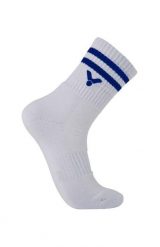 Skarpety sportowe VICTOR SK09. Białe skarpety Victor, bez wzorów, z materiału. Za 58.99 zł.