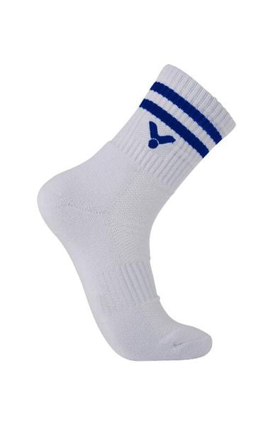 Skarpety sportowe VICTOR SK09. Białe skarpety Victor, bez wzorów, z materiału. Za 55.99 zł.