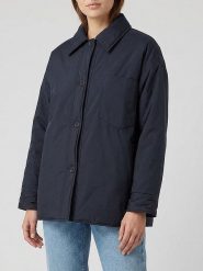 MOSS COPENHAGEN Kurtka przejściowa "Melli" w kolorze granatowym rozmiar: S/M. Niebieskie kurtki Moss Copenhagen, m, bez wzorów, bez kaptura. Za 268.49 zł.