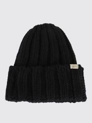 Woolrich Czapka "Chunky" w kolorze czarnym rozmiar: onesize. Czarne czapki Woolrich, bez wzorów, z materiału. Za 271.03 zł.