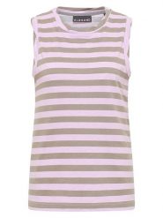 ELBSAND Top "Meevis" w kolorze jasnoróżowo-szarobrązowym rozmiar: S. Brązowe topy ELBSAND, s, bez wzorów, z bawełny, bez kołnierzyka, bez ramiączek. Za 100.28 zł.