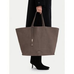 Torebka GINO ROSSI. Brązowe shopper Gino Rossi, bez wzorów, bez dodatków. Za 499.99 zł.