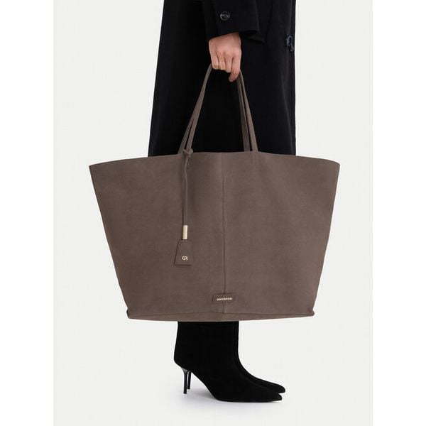 Torebka GINO ROSSI. Brązowe shopper Gino Rossi, bez wzorów, bez dodatków. Za 499.99 zł.