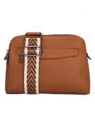 Beagles Torebka w kolorze jasnobrązowym - wys. 7 cm rozmiar: onesize. Brązowe torby na ramię Beagles, bez wzorów, z materiału, na ramię, bez dodatków. Za 112.83 zł.