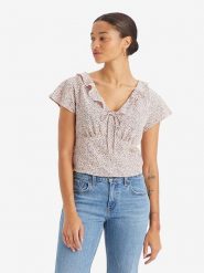 Levi's Bluzka w kolorze jasnoróżowym rozmiar: S. Różowe bluzki Levi's®, s, bez wzorów, bez kołnierzyka, bez ramiączek. Za 79.21 zł.