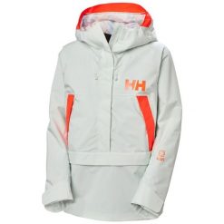 Damska kurtka narciarska Helly Hansen Powchaser Anorak. Zielone kurtki narciarskie Helly Hansen, m, bez wzorów, z materiału, bez kaptura, narciarskie, primaloft. Za 1,088.05 zł.