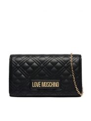 LOVE MOSCHINO Torebka JC4079PP0OLA0000 Czarny. Czarne torebki klasyczne Love Moschino, bez wzorów, ze skóry, bez dodatków. Za 609.99 zł.