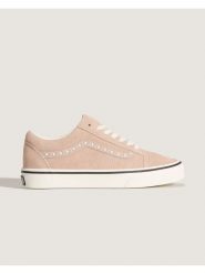 Vans Skórzane sneakersy "Old Skool" w kolorze jasnoróżowym rozmiar: 44,5. Różowe trampki Vans, z aplikacjami, bez zapięcia. Za 184.46 zł.
