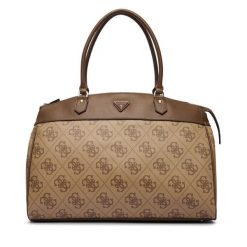 Torba weekendowa Guess. Brązowe torby podróżne Guess, z aplikacjami. Za 799.99 zł.
