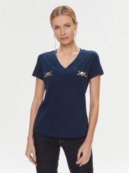 Marciano Guess T-Shirt 4RGP25 6229A Granatowy Regular Fit. Niebieskie t-shirty Marciano Guess, xxs, z aplikacjami, z bawełny, bez kołnierzyka, bez ramiączek. Za 139.99 zł.