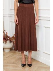 Joséfine Spódnica "Boniz" w kolorze jasnobrązowym rozmiar: L. Brązowe spódnice Joséfine, na co dzień, l, bez wzorów, maxi, proste. Za 131.43 zł.