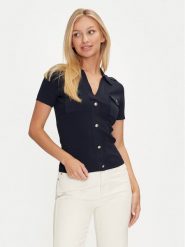 Marciano Guess Sweter 4YGR22 5789Z Granatowy Regular Fit. Niebieskie swetry Marciano Guess, l, z aplikacjami, z wiskozy, bez ramiączek. Za 299.99 zł.