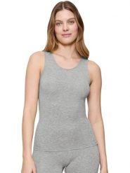 Triumph Wełniany top w kolorze szarym rozmiar: L. Szare topy Triumph, l, bez wzorów, z wełny, bez kołnierzyka, bez ramiączek. Za 139.95 zł.