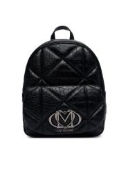LOVE MOSCHINO Plecak JC4037PP1PLF1000 Czarny. Czarne plecaki Love Moschino, bez wzorów, ze skóry. Za 1,059.00 zł.