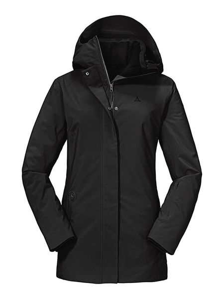 Schöffel Kurtka hybrydowa "Cambria" w kolorze czarnym rozmiar: 54. Czarne kurtki sportowe Schöffel, bez wzorów, bez kaptura, outdoorowe. Za 2,054.88 zł.