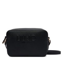 Torebka Liu Jo. Czarne listonoszki Liu Jo, bez wzorów, bez dodatków. Za 489.99 zł.