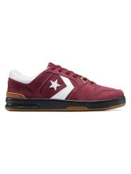 Converse Skórzane sneakersy "CL98" w kolorze bordowym rozmiar: 42. Czerwone trampki Converse, bez wzorów, bez zapięcia. Za 249.95 zł.