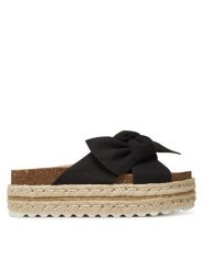 DeeZee Espadryle CT0626-16 Czarny. Czarne espadryle DeeZee, bez wzorów, z materiału, bez obcasa, bez zapięcia. Za 139.99 zł.