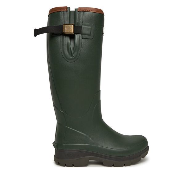 Kalosze Barbour. Zielone kalosze Barbour, bez wzorów. Za 349.99 zł.