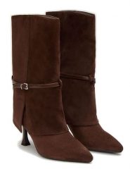 Belluci Kozaki w kolorze brązowym rozmiar: 40. Brązowe kozaki Belluci, na zimę, bez obcasa, bez zapięcia. Za 173.99 zł.