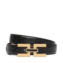 Pasek Damski Elisabetta Franchi. Czarne paski Elisabetta Franchi, bez wzorów. Za 849.99 zł.