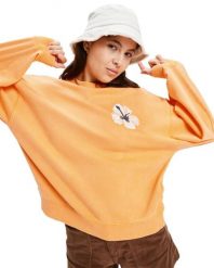 Bluza z okrągłym dekoltem dla Kobiety LINEUP Pomarańczowy. Brązowe bluzy Roxy, m, bez wzorów, z bawełny, bez kaptura. Za 259.99 zł.