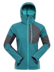 Alpine Pro Kurtka softshellowa w kolorze turkusowym rozmiar: L. Niebieskie kurtki sportowe Alpine Pro, l, bez wzorów, z materiału, bez kaptura, outdoorowe. Za 301.64 zł.