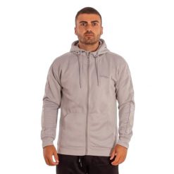 Bluza z kapturem i zamkiem błyskawicznym Softee Elegant. Szare bluzy SOFTEE, l, bez wzorów, z kapturem. Za 143.00 zł.