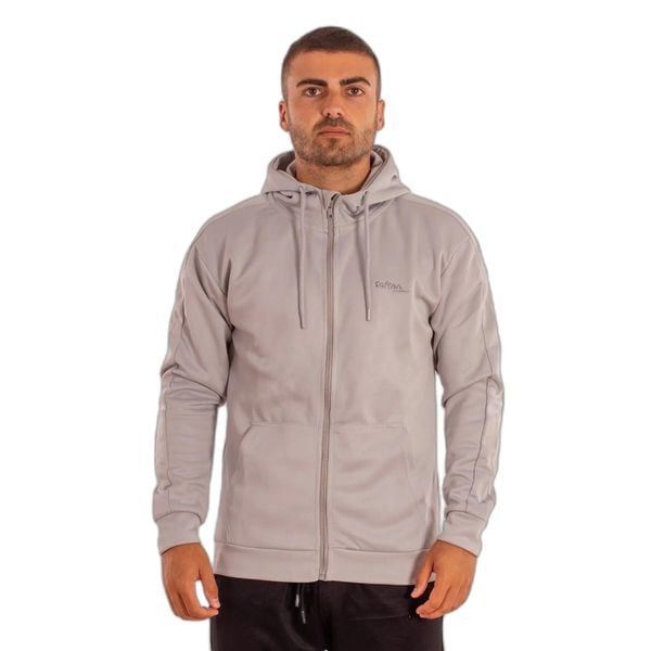 Bluza z kapturem i zamkiem błyskawicznym Softee Elegant. Szare bluzy SOFTEE, l, bez wzorów, z kapturem. Za 143.00 zł.