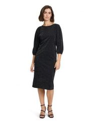 Betty Barclay Sukienka w kolorze czarnym rozmiar: 36. Czarne sukienki Betty Barclay, bez wzorów, bez kołnierzyka, bez ramiączek, midi. Za 148.96 zł.