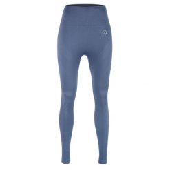Legginsy fitness damskie Beshaped Femme Force bezszwowe. Niebieskie legginsy BESHAPED, s, bez wzorów, z nylonu. W wyprzedaży za 152.15 zł.