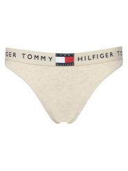 Tommy Hilfiger Stringi UW0UW06227 Écru. Stringi TOMMY HILFIGER, bez wzorów, z bawełny. Za 99.99 zł.