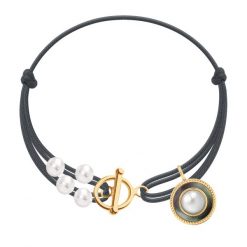 Bransoletka Winter Elegance. Białe bransoletki Lilou, z cyrkonią, pozłacane. Za 292.00 zł.